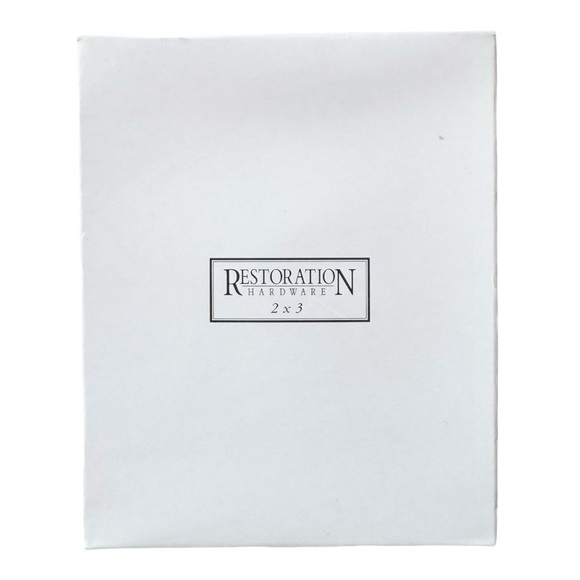 Restoration Hardware Plataeu Leather Beveled Frames for 2x3 photos | Set of 4 - Picture 7 of 8